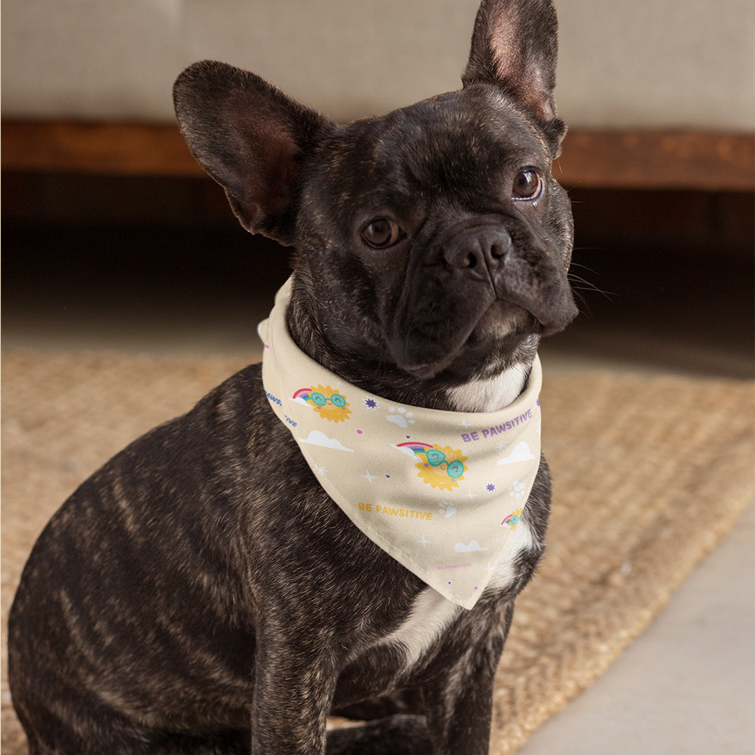 BE PAWSITIVE BANDANA